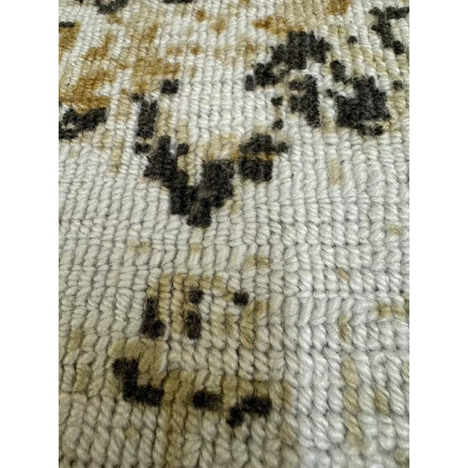 Vogue Traditional Persian Vintage Distressed Soft-Touch Hand-Knitted Ribbed Textured Polyester Beige/Cream/Pink/Ochre/Grey Rug-Origins-Rug Love - The Most Loved Rug Store