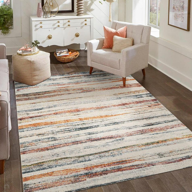 Washable Aress Stripe ARS18 Multi Flatweave Rug-Desire Rugs-Rug Love - The Most Loved Rug Store