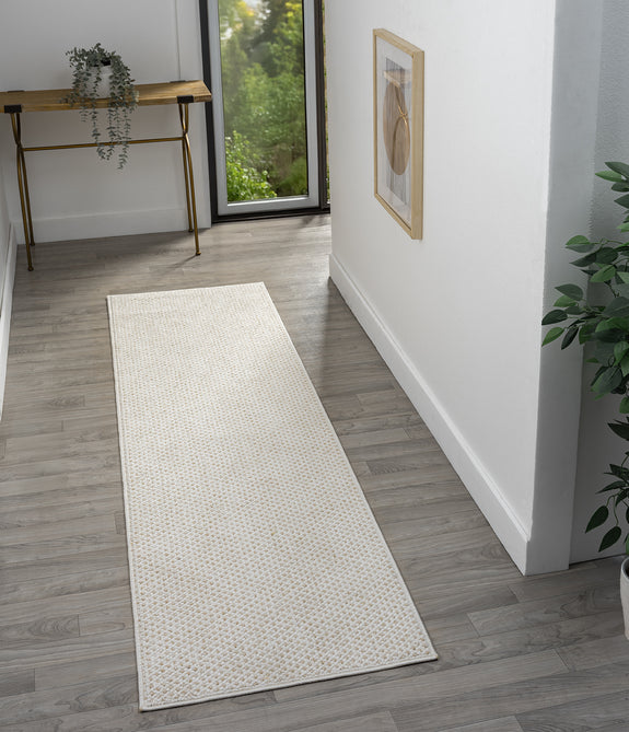 Washable Avior Mottle AVI01 Cream Runner