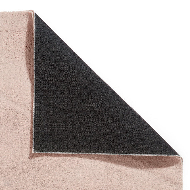 Washable Bay Modern Plain Sleek Low Profile Smooth Textured Super-Soft Polyester Shaggy Blush Rug-Think Rugs-Rug Love - The Most Loved Rug Store