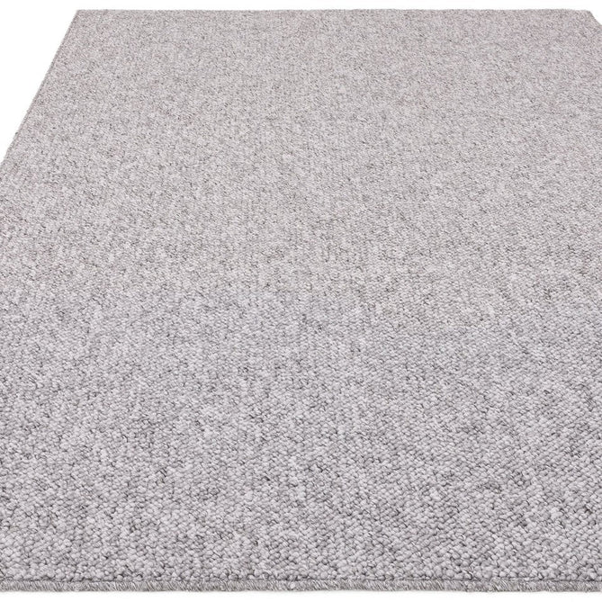 Washable Boden Modern Plain Bobble Textured Durable Soft-Touch Tonal Space-Dyed Polyester Lopped Pile Flatweave Grey Rug-Asiatic Carpets-Rug Love - The Most Loved Rug Store