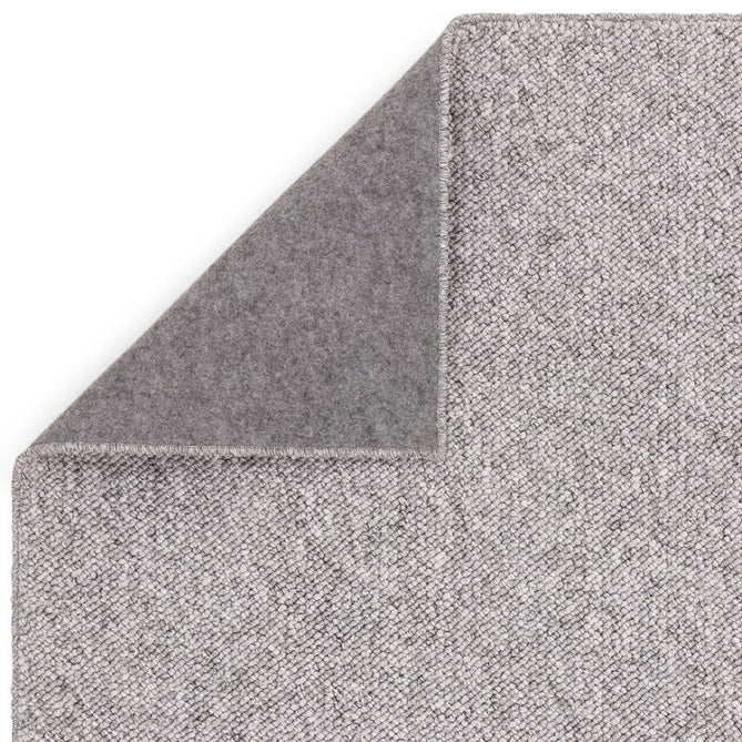 Washable Boden Modern Plain Bobble Textured Durable Soft-Touch Tonal Space-Dyed Polyester Lopped Pile Flatweave Grey Rug-Asiatic Carpets-Rug Love - The Most Loved Rug Store