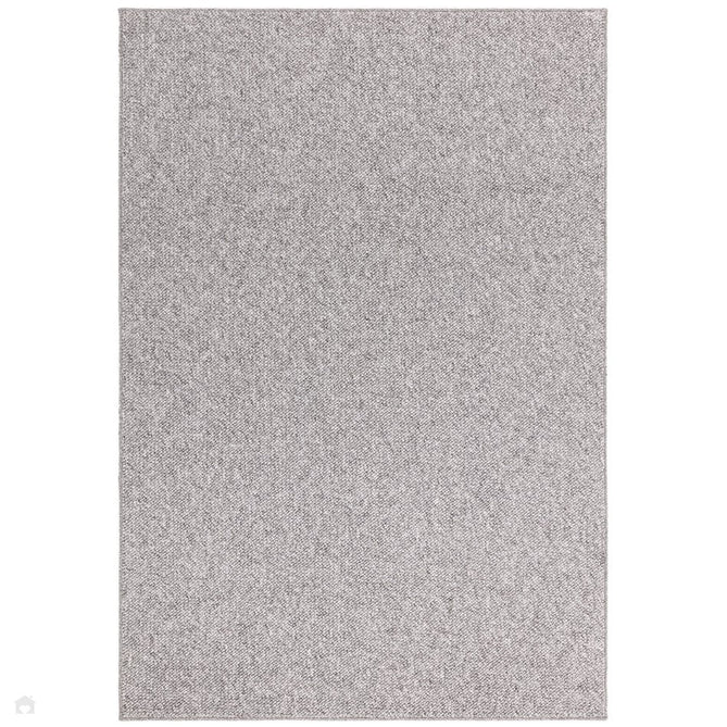 Washable Boden Modern Plain Bobble Textured Durable Soft-Touch Tonal Space-Dyed Polyester Lopped Pile Flatweave Grey Rug-Asiatic Carpets-Rug Love - The Most Loved Rug Store