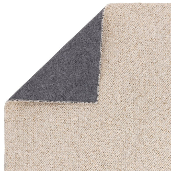 Washable Boden Modern Plain Bobble Textured Durable Soft-Touch Tonal Space-Dyed Polyester Lopped Pile Flatweave Ivory Rug-Asiatic Carpets-Rug Love - The Most Loved Rug Store