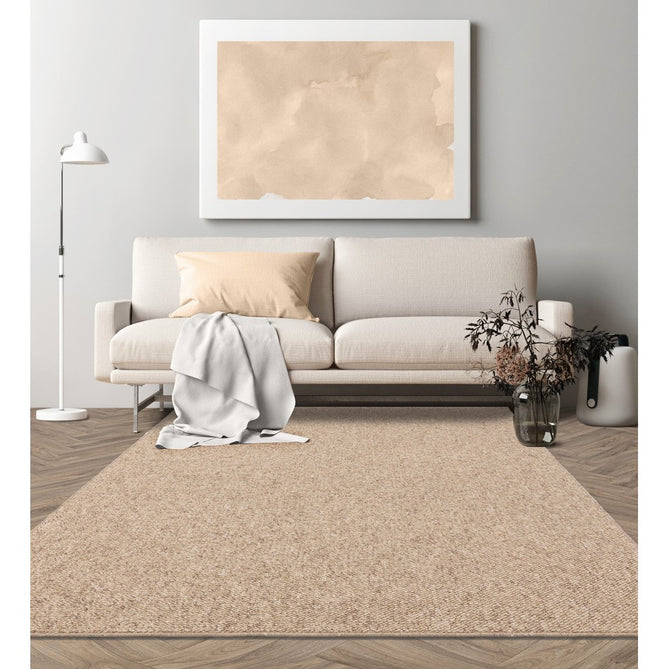 Washable Boden Modern Plain Bobble Textured Durable Soft-Touch Tonal Space-Dyed Polyester Lopped Pile Flatweave Sand Rug-Asiatic Carpets-Rug Love - The Most Loved Rug Store