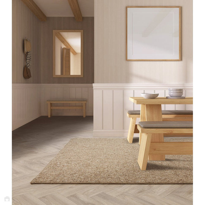 Washable Boden Modern Plain Bobble Textured Durable Soft-Touch Tonal Space-Dyed Polyester Lopped Pile Flatweave Sand Rug-Asiatic Carpets-Rug Love - The Most Loved Rug Store