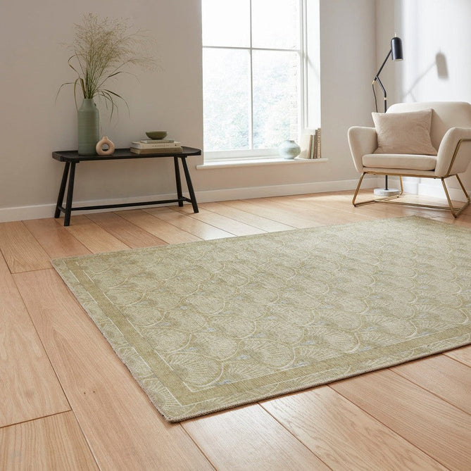Washable Catherine Lansfield Deco Peacock Lightweight Printed Polyester Flatweave Green Rug-Think Rugs-Rug Love - The Most Loved Rug Store