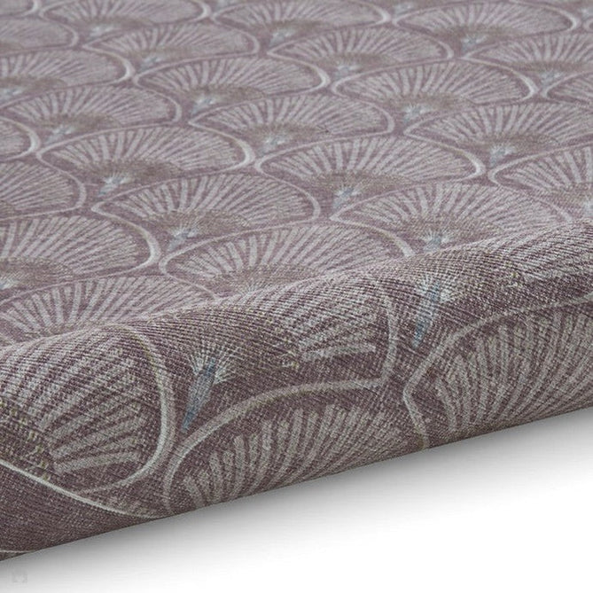 Washable Catherine Lansfield Deco Peacock Lightweight Printed Polyester Flatweave Lilac Rug-Think Rugs-Rug Love - The Most Loved Rug Store