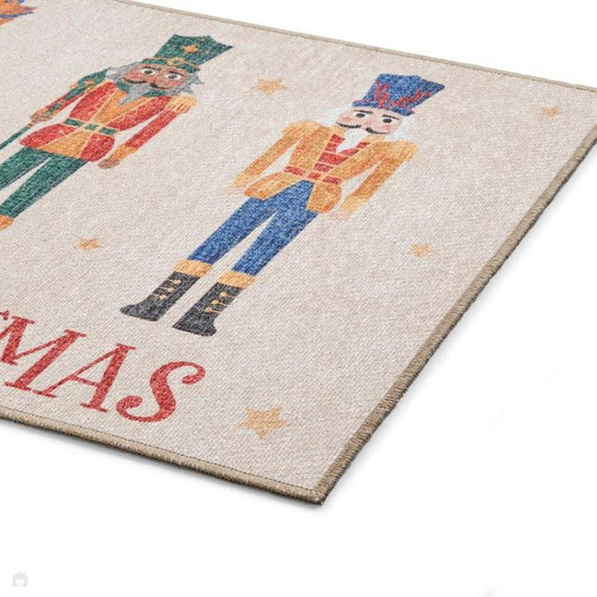 Washable Christmas Nutcracker Multi Flatweave Rug-Think Rugs-Rug Love - The Most Loved Rug Store