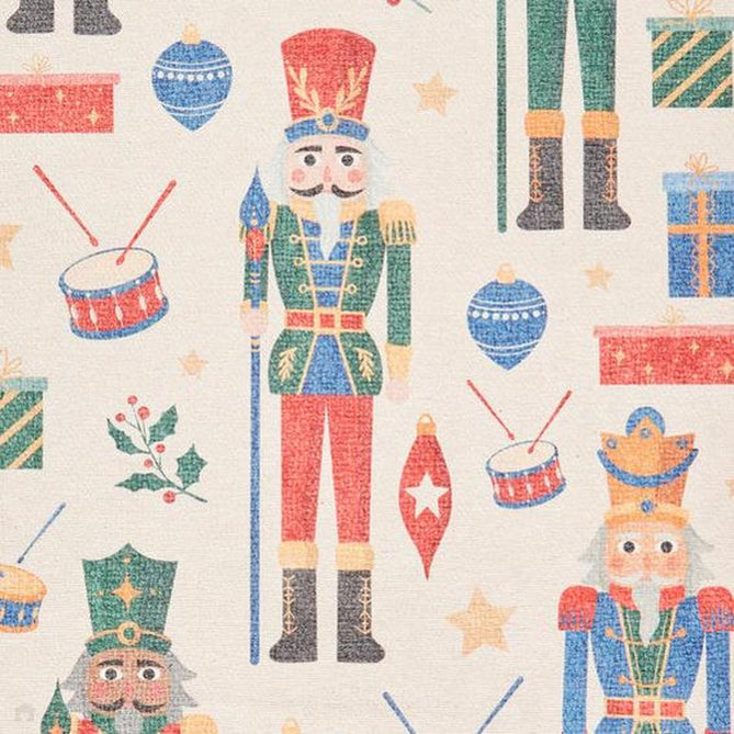 Washable Christmas Nutcracker Multi Flatweave Rug-Think Rugs-Rug Love - The Most Loved Rug Store
