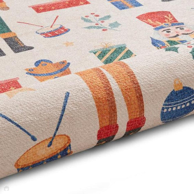 Washable Christmas Nutcracker Multi Flatweave Rug-Think Rugs-Rug Love - The Most Loved Rug Store