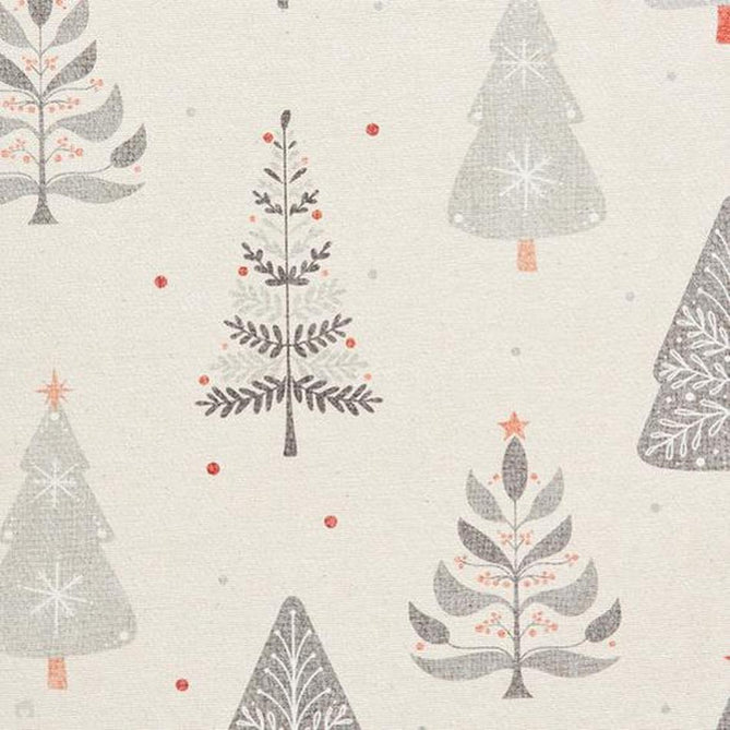 Washable Christmas Trees Grey/Beige Flatweave Rug-Think Rugs-Rug Love - The Most Loved Rug Store