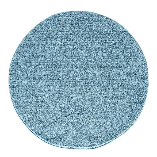 Washable Comfy Plain CMF00 Blue Rug