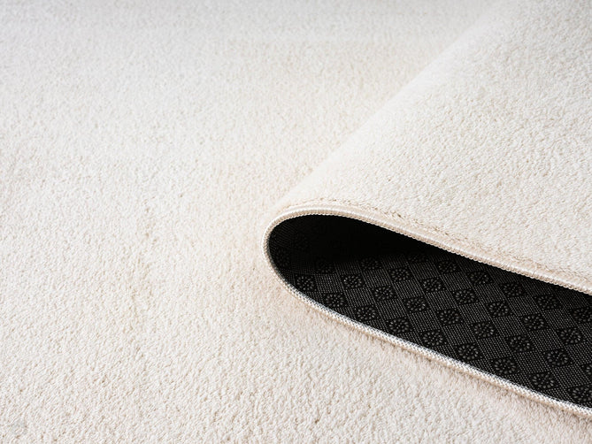 Washable Comfy Plain CMF00 Cream Runner-Desire Rugs-Rug Love - The Most Loved Rug Store