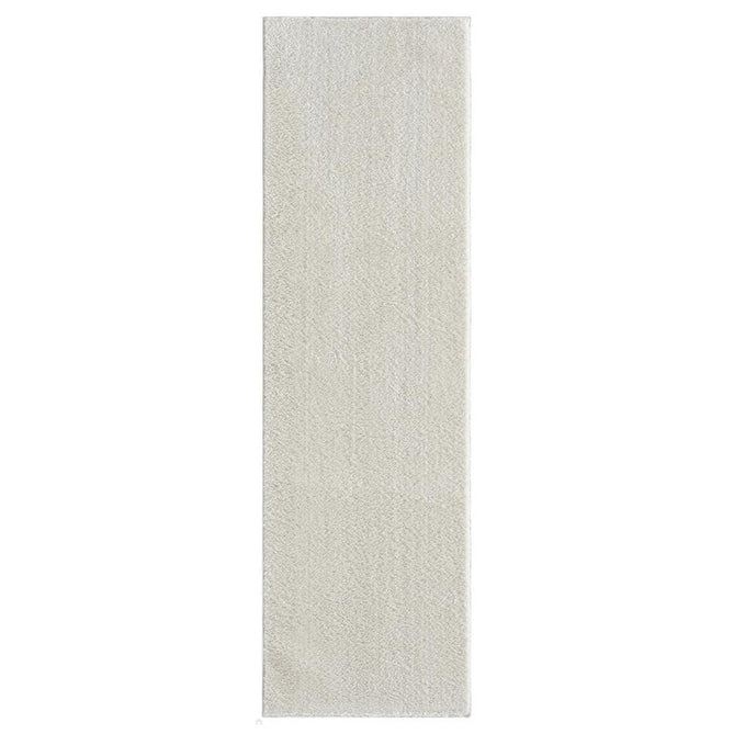 Washable Comfy Plain CMF00 Cream Runner-Desire Rugs-Rug Love - The Most Loved Rug Store