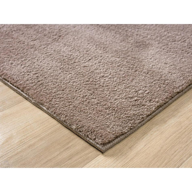 Washable Comfy Plain CMF00 Dark Beige Round Rug-Desire Rugs-Rug Love - The Most Loved Rug Store