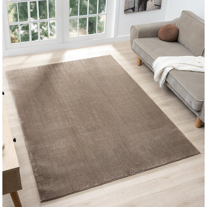 Washable Comfy Plain CMF00 Dark Beige Rug-Desire Rugs-Rug Love - The Most Loved Rug Store