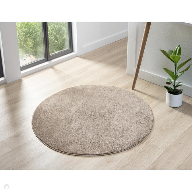 Washable Comfy Plain CMF00 Dark Beige Rug-Desire Rugs-Rug Love - The Most Loved Rug Store