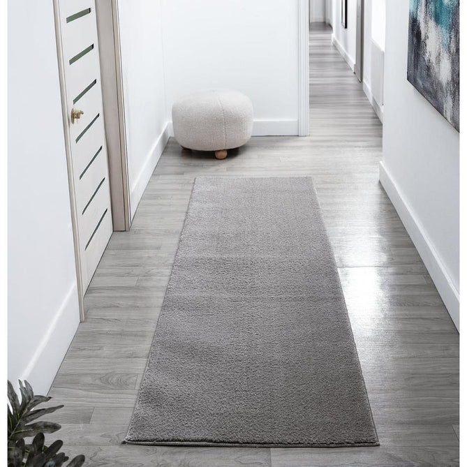 Washable Comfy Plain CMF00 Dark Grey Rug-Desire Rugs-Rug Love - The Most Loved Rug Store