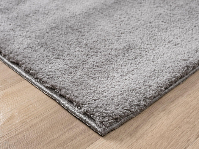 Washable Comfy Plain CMF00 Dark Grey Runner-Desire Rugs-Rug Love - The Most Loved Rug Store