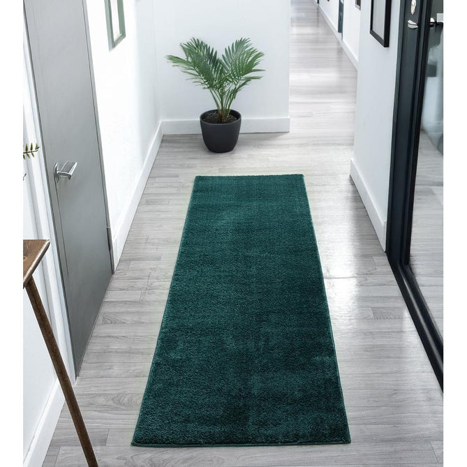 Washable Comfy Plain CMF00 Emerald Rug