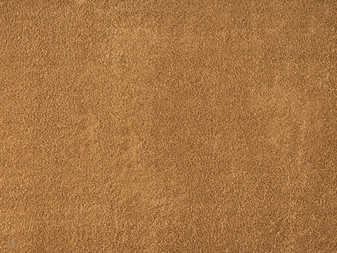 Washable Comfy Plain CMF00 Gold Round Rug