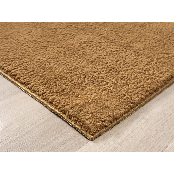 Washable Comfy Plain CMF00 Gold Rug