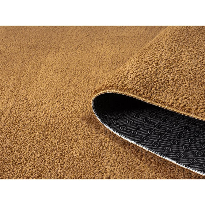 Washable Comfy Plain CMF00 Gold Rug