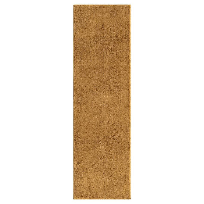 Washable Comfy Plain CMF00 Gold Rug