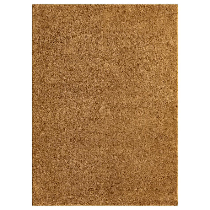 Washable Comfy Plain CMF00 Gold Rug