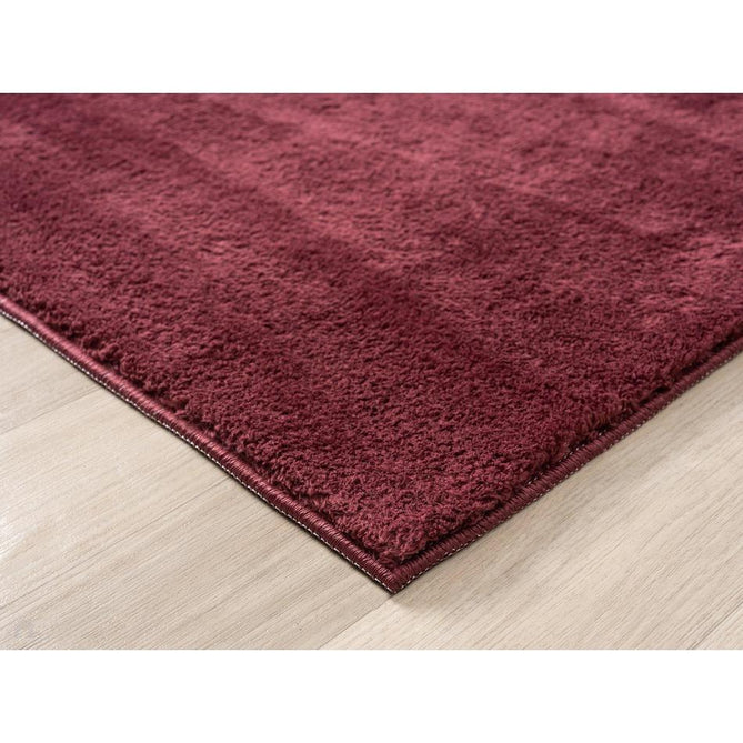 Washable Comfy Plain CMF00 Red Round Rug-Desire Rugs-Rug Love - The Most Loved Rug Store