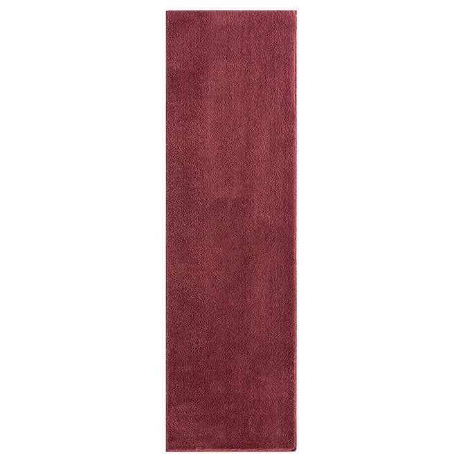 Washable Comfy Plain CMF00 Red Rug