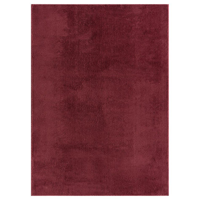 Washable Comfy Plain CMF00 Red Rug