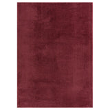 Washable Comfy Plain CMF00 Red Rug