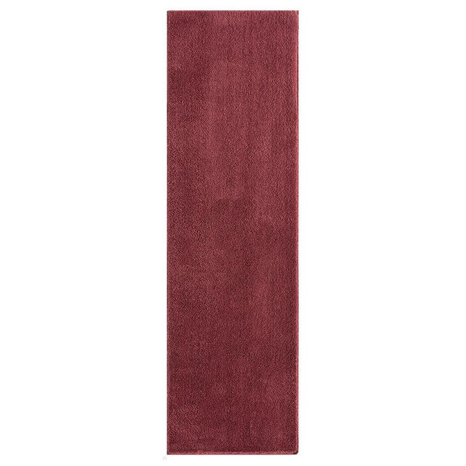 Washable Comfy Plain CMF00 Red Runner-Desire Rugs-Rug Love - The Most Loved Rug Store