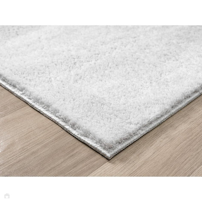 Washable Comfy Plain CMF00 Silver Rug-Desire Rugs-Rug Love - The Most Loved Rug Store