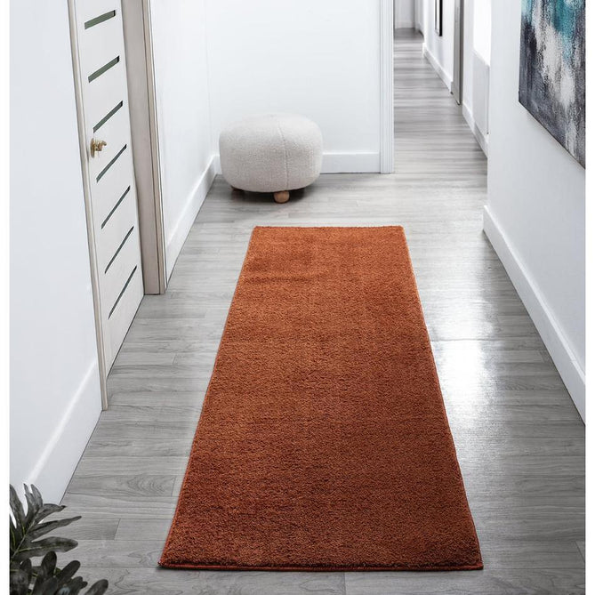Washable Comfy Plain CMF00 Terracotta Rug-Desire Rugs-Rug Love - The Most Loved Rug Store