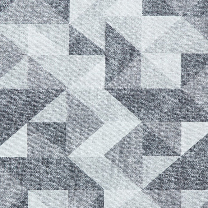 Washable Coral H1057 Modern Geometric Lightweight Printed Polyester Flatweave Grey Runner-Think Rugs-Rug Love - The Most Loved Rug Store