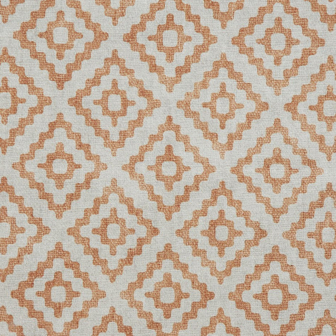 Washable Coral H1058 Modern Distressed Geometric Diamond Textured Recycled Lightweight Printed Polyester Flatweave Yellow Runner-Think Rugs-Rug Love - The Most Loved Rug Store