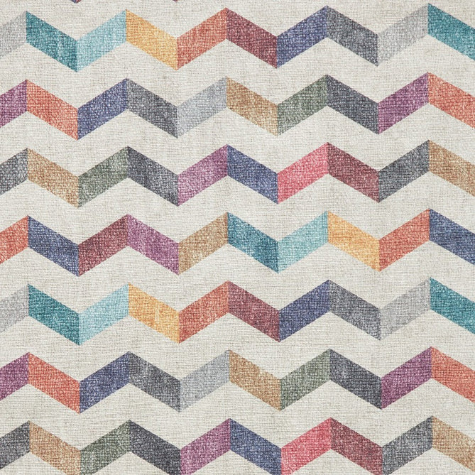 Washable Coral H1059 Modern Geometric Lightweight Printed Polyester Flatweave Multi Runner-Think Rugs-Rug Love - The Most Loved Rug Store