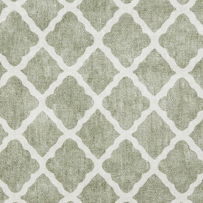 Washable Coral H1063 Modern Geometric Lightweight Printed Polyester Flatweave Green Runner-Think Rugs-Rug Love - The Most Loved Rug Store