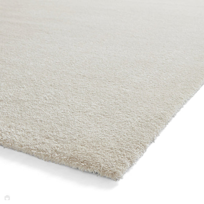 Washable Cove Modern Tonal Plain Soft-Touch Textured Sleek Low Profile Polypropylene Shaggy Pile Cream Rug-Think Rugs-Rug Love - The Most Loved Rug Store