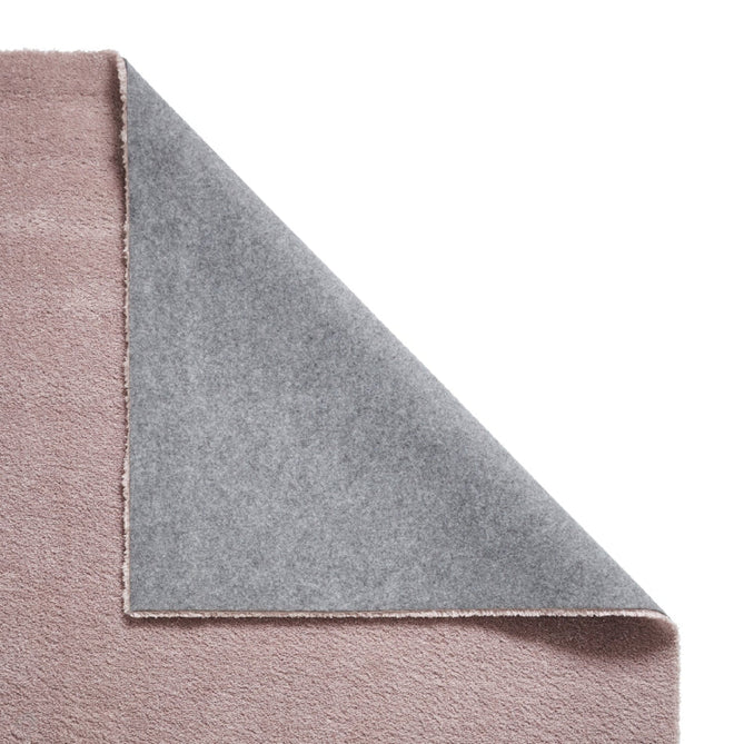 Washable Cove Modern Tonal Plain Soft-Touch Textured Sleek Low Profile Polypropylene Shaggy Pile Rose Rug-Think Rugs-Rug Love - The Most Loved Rug Store