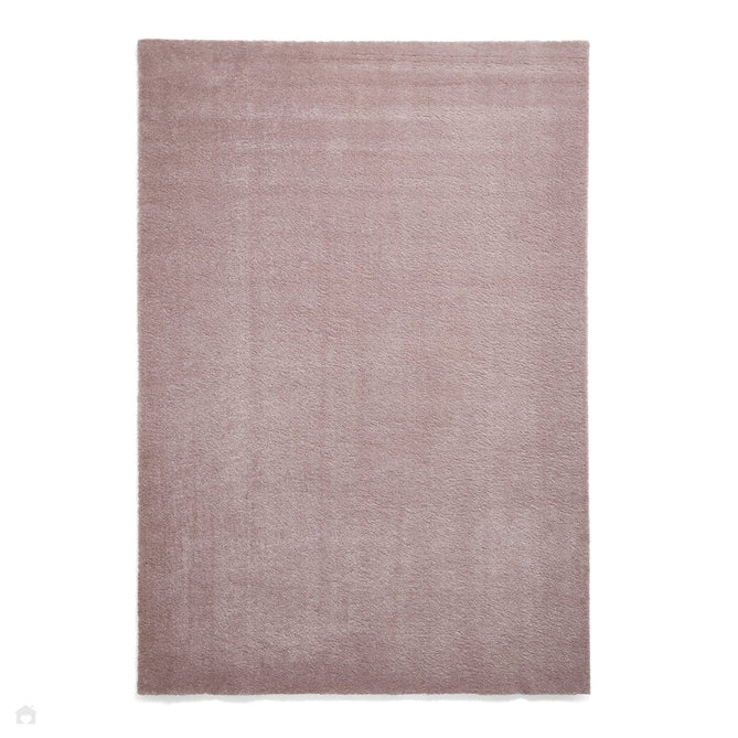 Washable Cove Modern Tonal Plain Soft-Touch Textured Sleek Low Profile Polypropylene Shaggy Pile Rose Rug-Think Rugs-Rug Love - The Most Loved Rug Store