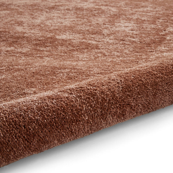 Washable Cove Modern Tonal Plain Soft-Touch Textured Sleek Low Profile Polypropylene Shaggy Pile Terracotta Rug-Think Rugs-Rug Love - The Most Loved Rug Store