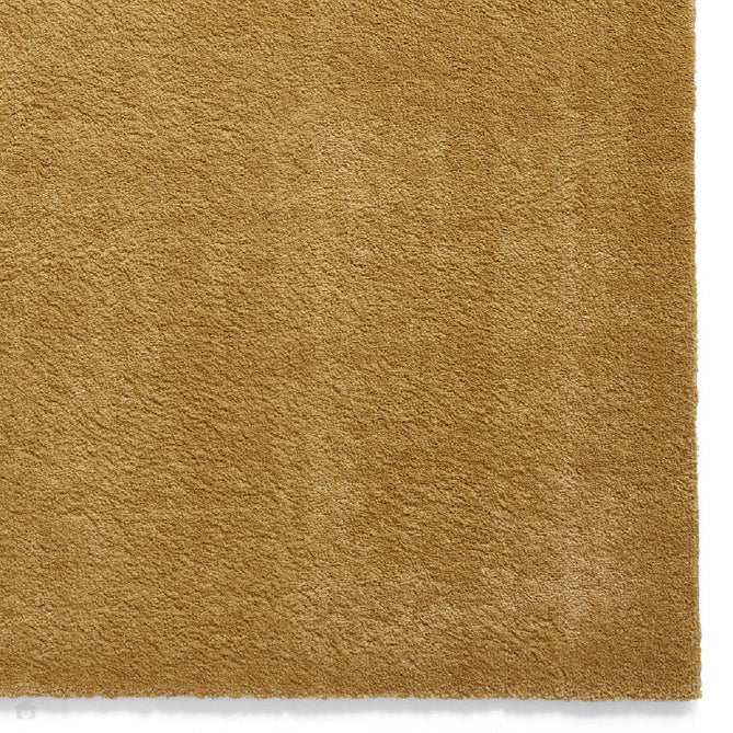 Washable Cove Sleek Low Pile Texture Soft Plain Polyproplene Shaggy Yellow Rug-Think Rugs-Rug Love - The Most Loved Rug Store