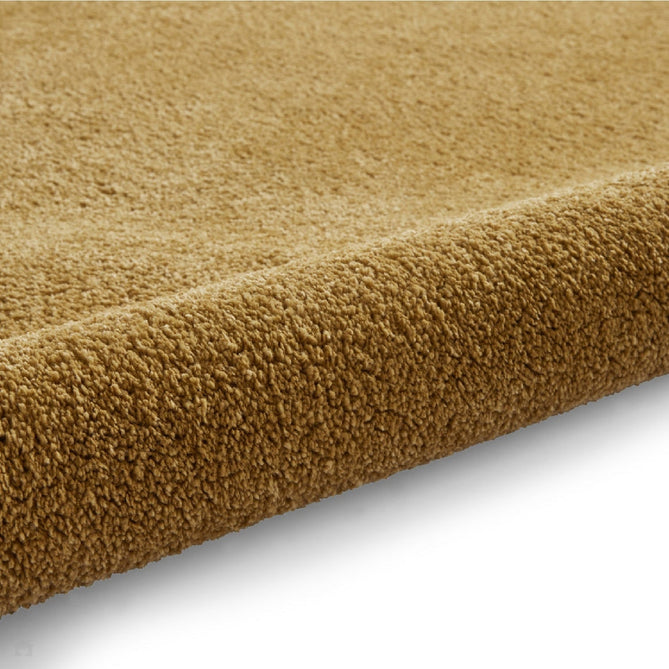 Washable Cove Sleek Low Pile Texture Soft Plain Polyproplene Shaggy Yellow Rug-Think Rugs-Rug Love - The Most Loved Rug Store