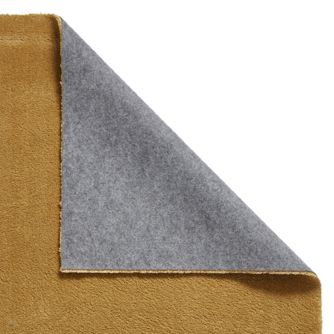 Washable Cove Sleek Low Pile Texture Soft Plain Polyproplene Shaggy Yellow Rug-Think Rugs-Rug Love - The Most Loved Rug Store