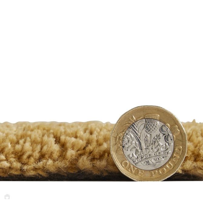 Washable Cove Sleek Low Pile Texture Soft Plain Polyproplene Shaggy Yellow Rug-Think Rugs-Rug Love - The Most Loved Rug Store