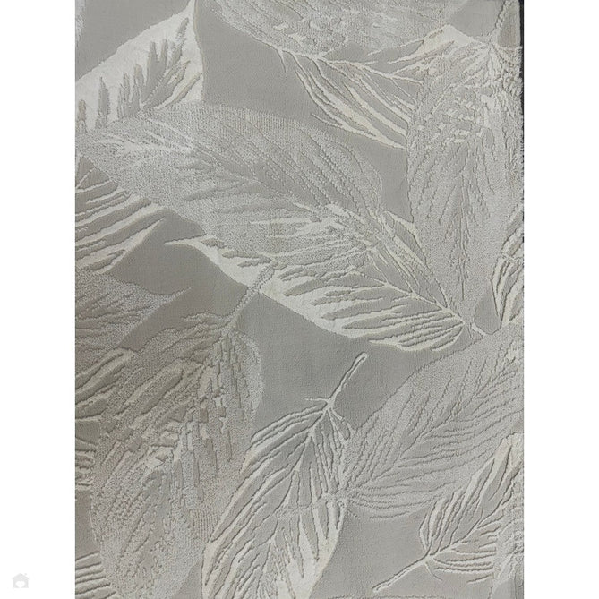 Washable Flores 1925 Modern Floral Leaf Verdant Soft-Touch Textured Carved Hi-Lo Eco-Recycled Polyester Cream/Ivory Rug-Think Rugs-Rug Love - The Most Loved Rug Store